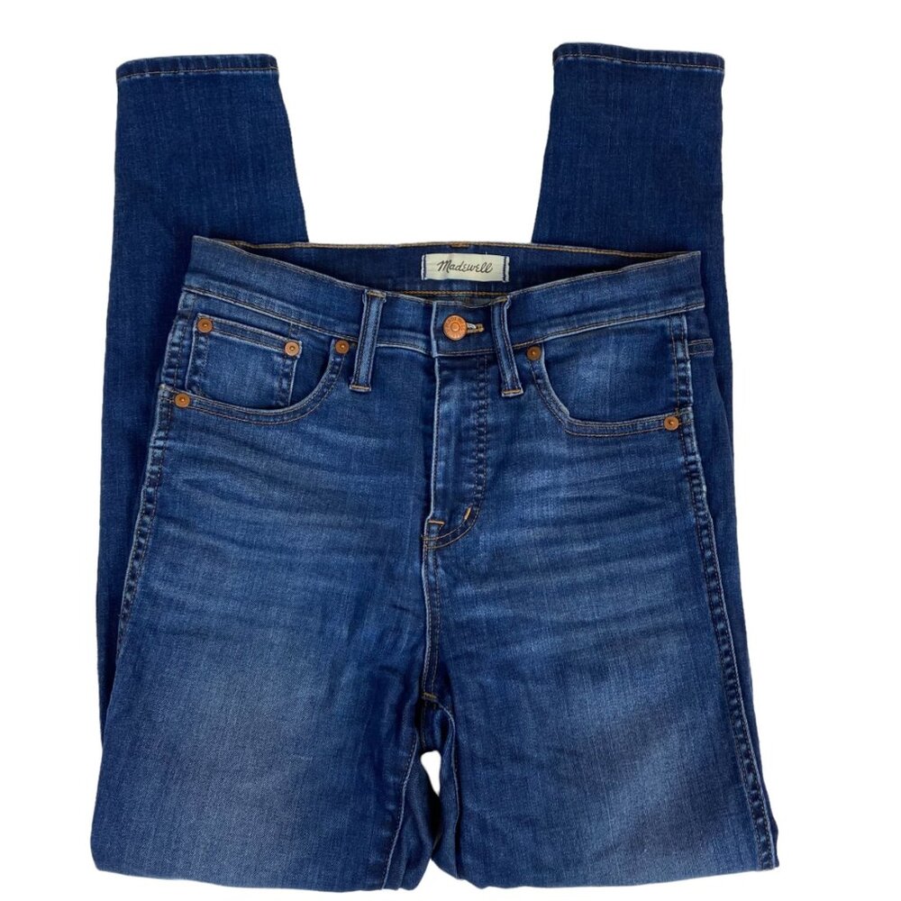 MADEWELL Women's 10" High Rise Skinny Denim Jeans Size 26